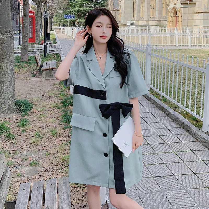 SuperAen женский 2023 дизайн корейский Свободный шикарный костюм платье женское летнее блейзер с короткими рукавами платье
SuperAen женский 2023 дизайн корейский Свободный шикарный костюм платье женское летнее блейзер с короткими рукавами платье