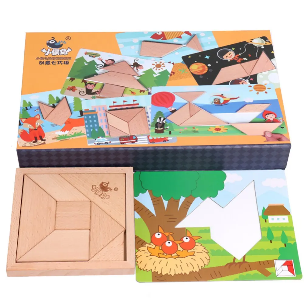 Tangram Wooden Early Education Puzzle Tangram Classic Brain Development Toy - Warm Colored Model For Baby
Tangram Wooden Early Education Puzzle Tangram Classic Brain Development Toy - Warm Colored Model For Baby