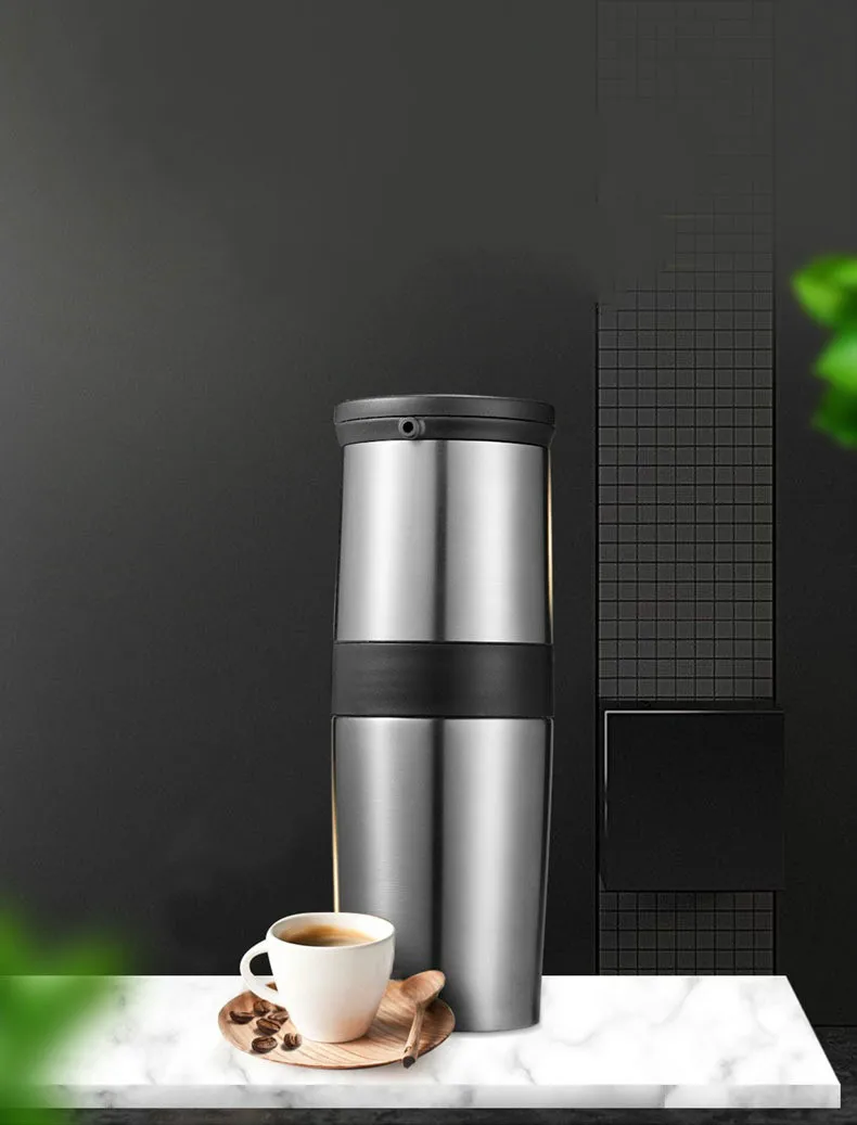 Convenient hand-grinding integrated hand-made coffee machine, stainless steel insulation for travel home coffee cup
Convenient hand-grinding integrated hand-made coffee machine, stainless steel insulation for travel home coffee cup