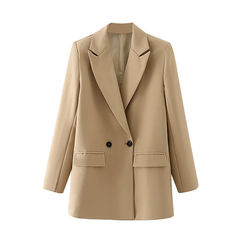 Elegant Women Blazers Solid Outwear Loose Long Sleeve Retro Office Lady Fashion High Street Jacket Feminine All-match
Elegant Women Blazers Solid Outwear Loose Long Sleeve Retro Office Lady Fashion High Street Jacket Feminine All-match