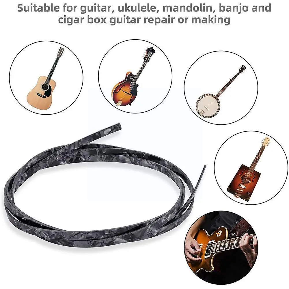 Colorful Celluloid 6/5/4/2 Mm Width Guitar Binding Feet Black 5 Length Purfling Pearl R9z2
Colorful Celluloid 6/5/4/2 Mm Width Guitar Binding Feet Black 5 Length Purfling Pearl R9z2