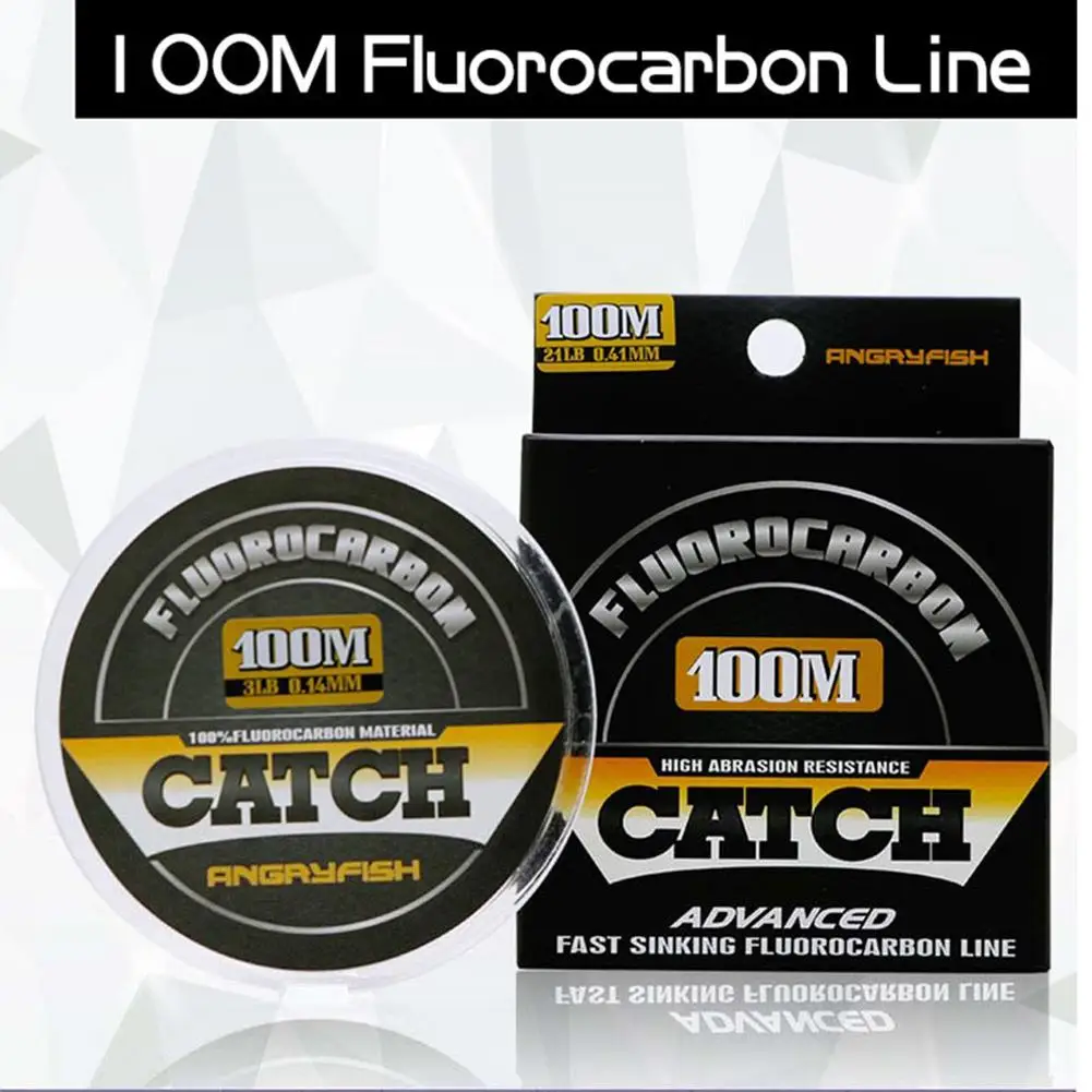 100M Fluorocarbon Fishing Line 3LB/19LB Transparent Fiber Cord Transparent Carbon Monofilament Line Super Strong Drag Pesca Line
100M Fluorocarbon Fishing Line 3LB/19LB Transparent Fiber Cord Transparent Carbon Monofilament Line Super Strong Drag Pesca Line
