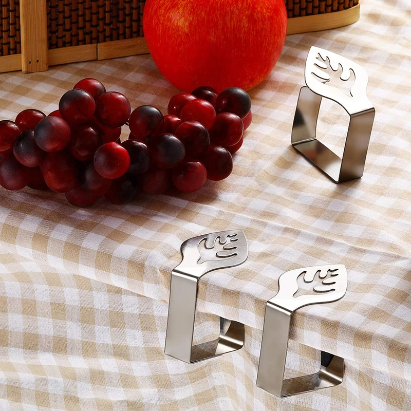 1pcs Tablecloth Clips Stainless Steel Leaf Tablecloth Clamp Holder Table Cover Clamps for Picnic BBQ Wedding Decoration
1pcs Tablecloth Clips Stainless Steel Leaf Tablecloth Clamp Holder Table Cover Clamps for Picnic BBQ Wedding Decoration
