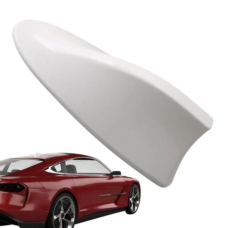 

Shark Fin Radio Antenna No Punching Antenna Cover Shark Fin Antenna Cover Roof Aerial Base AM/FM Radio Signal For Car SUV