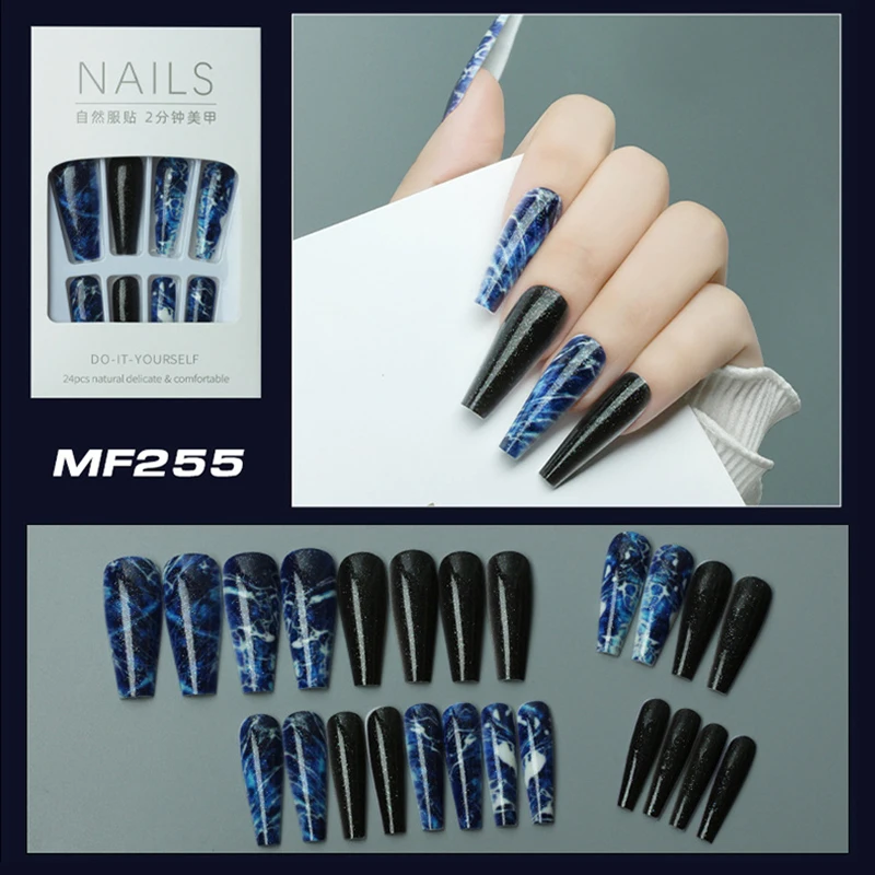 Фальшивые ногти со звездным небом, 24 шт., SANA889
Фальшивые ногти со звездным небом, 24 шт., SANA889