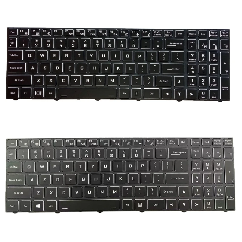 Original US Layout English Keyboard with RGB Backlit for Hasee ZX8 TX6 GX9 Z7 CT7NA Laptop, Black Keyboard Accesories 
Original US Layout English Keyboard with RGB Backlit for Hasee ZX8 TX6 GX9 Z7 CT7NA Laptop, Black Keyboard Accesories