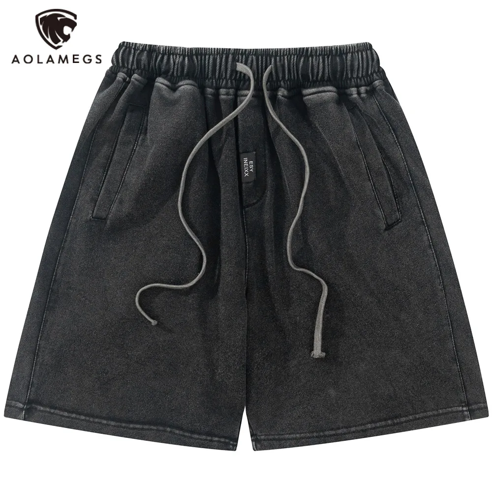 Aolamegs Men's Shorts Solid Color Distressed Drawstring Elastic Waist Short Jeans Simple Retro Advance Streetwear Men's Clothing
Aolamegs Men's Shorts Solid Color Distressed Drawstring Elastic Waist Short Jeans Simple Retro Advance Streetwear Men's Clothing