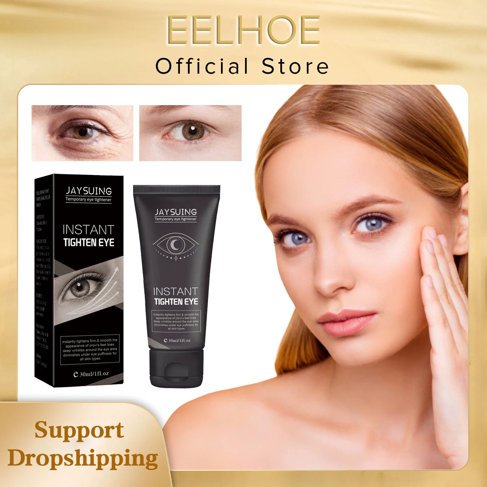 Dark Circle Whitening Cream Lightening Fine Lines Anti Puffiness Firming Crow's Feet Reduce Melanin Eye Bags Removal Lotion 30ml
Dark Circle Whitening Cream Lightening Fine Lines Anti Puffiness Firming Crow's Feet Reduce Melanin Eye Bags Removal Lotion 30ml