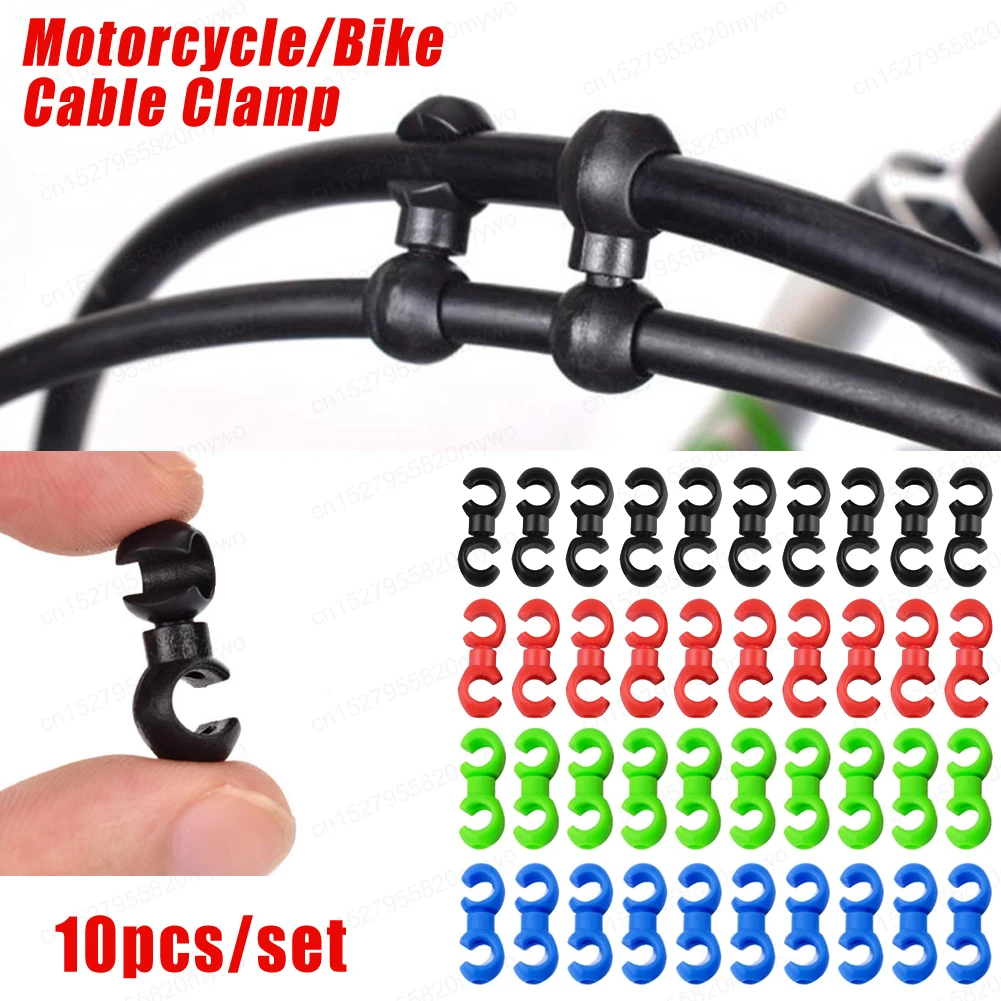 10pcs/set Bike Cross Line Clips Mountain Road Bicycle Brake Gear Cable S Style Clips Cycling Replacement Parts
10pcs/set Bike Cross Line Clips Mountain Road Bicycle Brake Gear Cable S Style Clips Cycling Replacement Parts