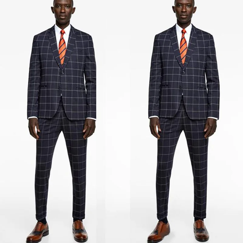 Men Suits Handsome Plaid Two Button Groom Wear For Wedding Beach Leisure Men Suit Blazer(Jacket+Pants)
Men Suits Handsome Plaid Two Button Groom Wear For Wedding Beach Leisure Men Suit Blazer(Jacket+Pants)