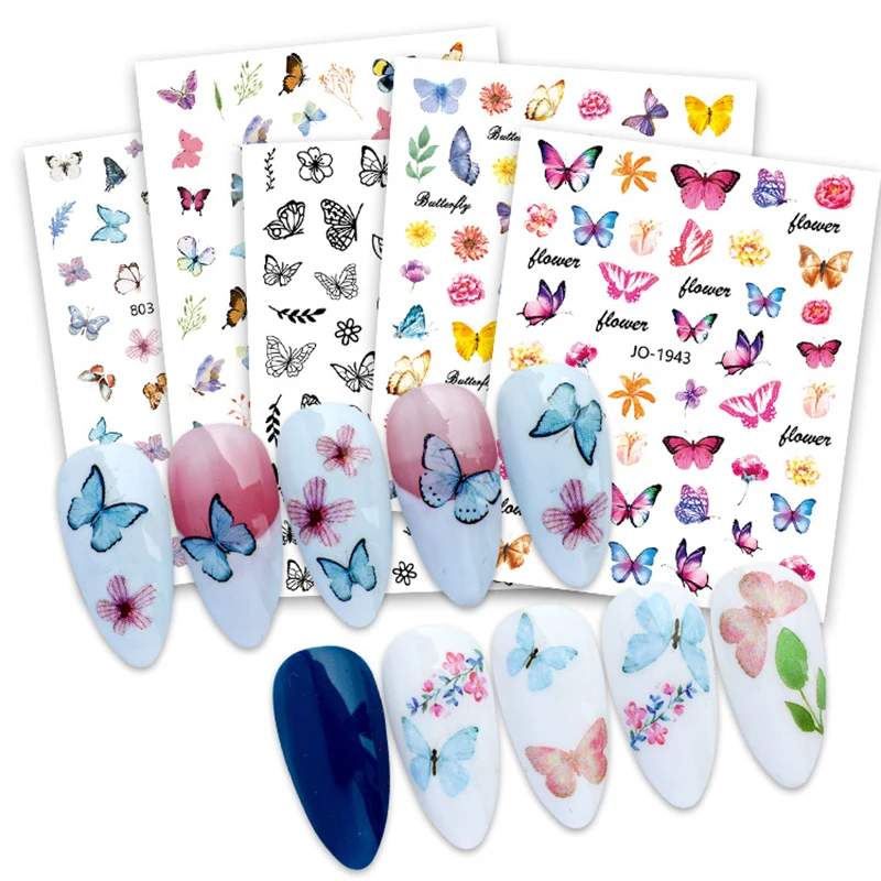 1 Sheet Colorful Butterfly 3D Nail Stickers Flowers Leaves Adhesive Nail Stickers Manicures Foils DIY Stylish Sweet Decorations 
1 Sheet Colorful Butterfly 3D Nail Stickers Flowers Leaves Adhesive Nail Stickers Manicures Foils DIY Stylish Sweet Decorations