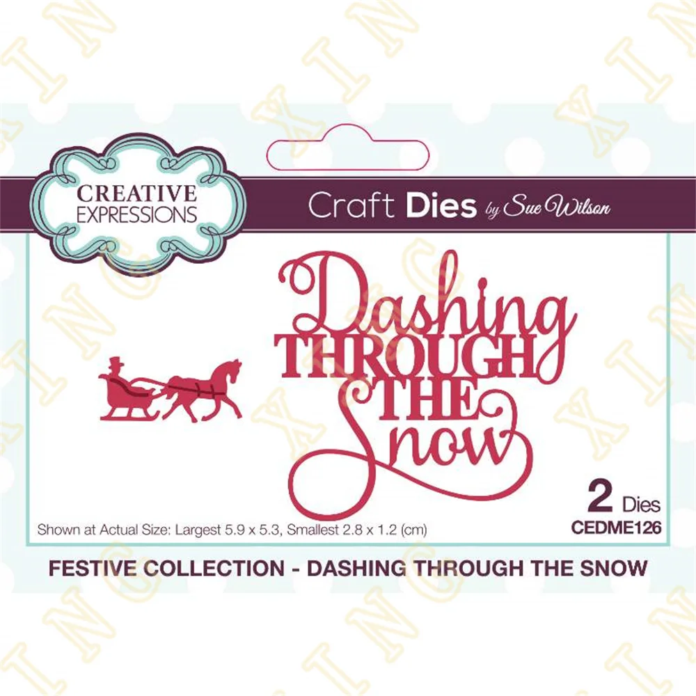 Dashing Through the Snow Metal Cutting Die Scrapbook Embossed Paper Card Album Craft Template Cut Die Stencils New for 2022
Dashing Through the Snow Metal Cutting Die Scrapbook Embossed Paper Card Album Craft Template Cut Die Stencils New for 2022