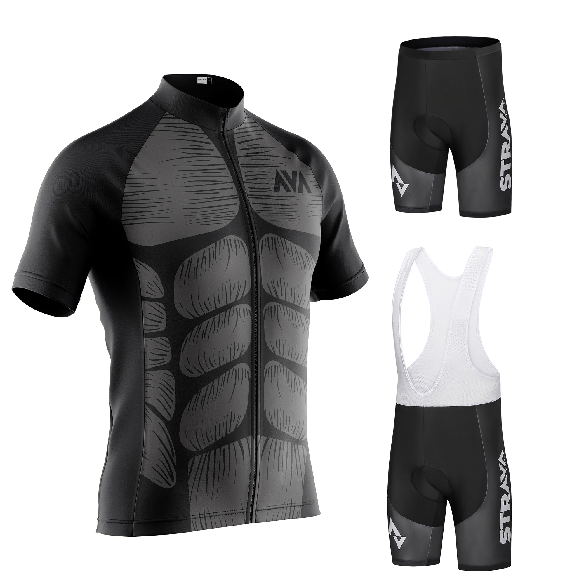 STRAVA Pro Team Cycling Jersey Men Set Bib Shorts Set Summer Muscle Pattern Bike Jersey Bicycle Racing Uniform Clothes
STRAVA Pro Team Cycling Jersey Men Set Bib Shorts Set Summer Muscle Pattern Bike Jersey Bicycle Racing Uniform Clothes