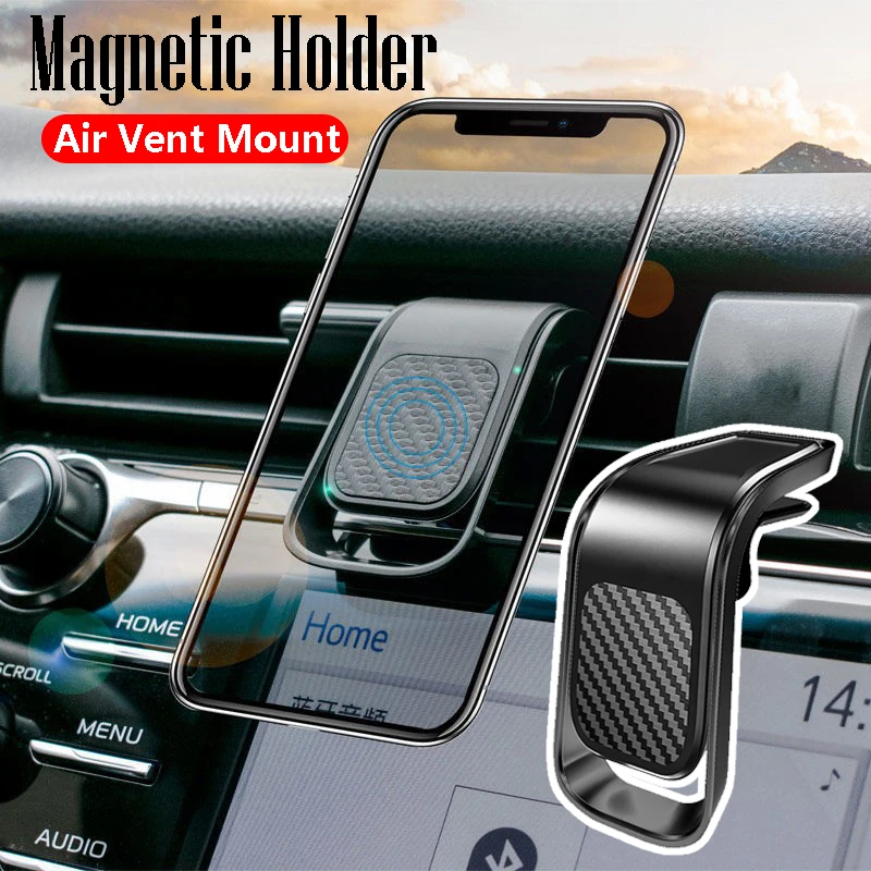 Magnetic Car Phone Holder L Shape Air Vent Mobile Mount Cellphone Stand GPS Support for IPhone MI Redmi Samsung Google Holders
Magnetic Car Phone Holder L Shape Air Vent Mobile Mount Cellphone Stand GPS Support for IPhone MI Redmi Samsung Google Holders