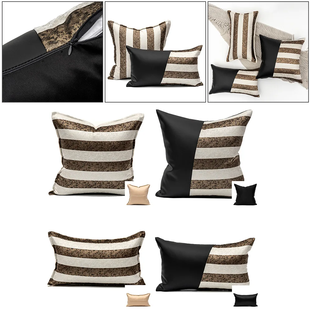 30x50/45x45cm Modern Minimalist Light Luxury Living Room Sofa Pillow Cushion Cover Stitching Car Waist Pillowcover Home Decor
30x50/45x45cm Modern Minimalist Light Luxury Living Room Sofa Pillow Cushion Cover Stitching Car Waist Pillowcover Home Decor