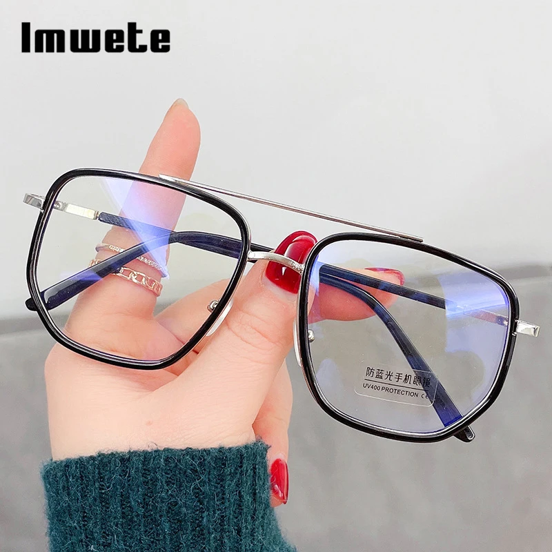 Imwete Vintage Women's Glasses Frames Men Irregular Decorative Spectacles Ladies Anti-Blue Light Computer Optical Eyewear
Imwete Vintage Women's Glasses Frames Men Irregular Decorative Spectacles Ladies Anti-Blue Light Computer Optical Eyewear