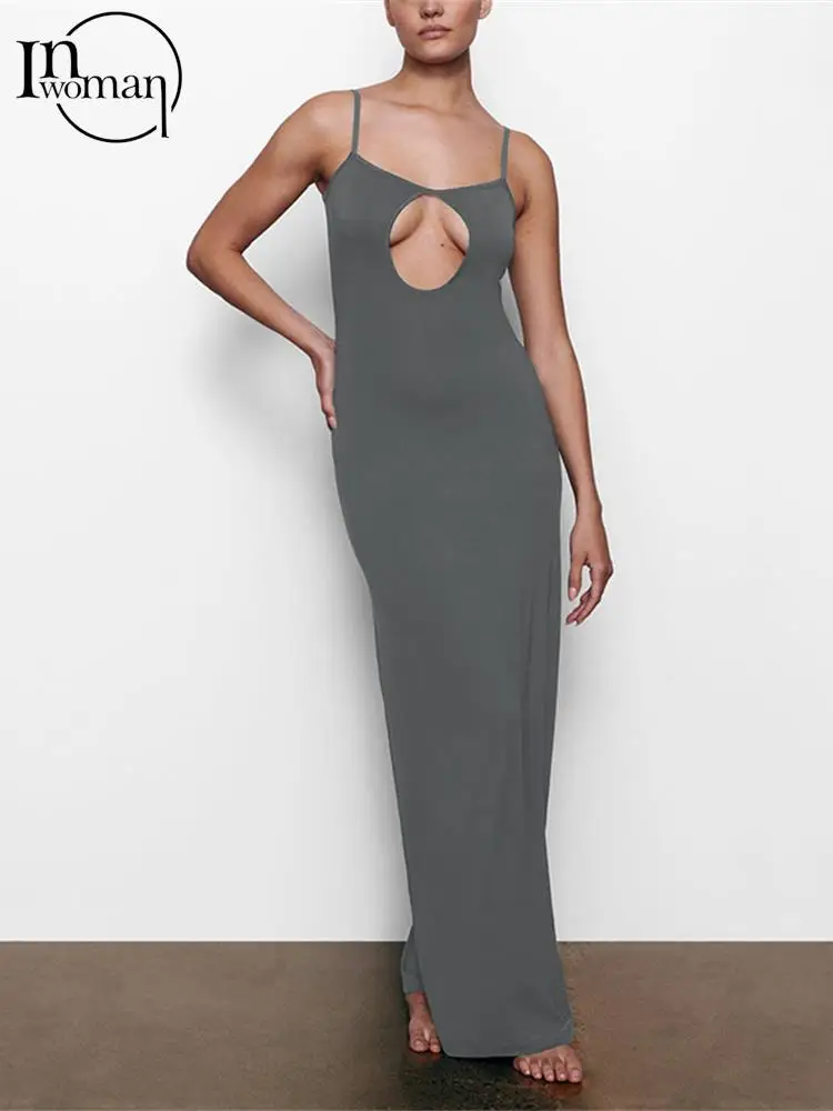 INWOMAN Summer Sexy Bodycon Dresses For Women 2022 Black Pink Gray Cami Midi Dress Women Backless Hollow Out Sundress Female
INWOMAN Summer Sexy Bodycon Dresses For Women 2022 Black Pink Gray Cami Midi Dress Women Backless Hollow Out Sundress Female
