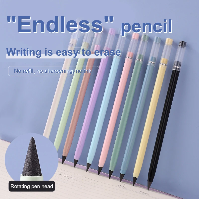 New Inkless Eternal Pencil Unlimited Writing No Ink Pen Sketch Painting Tool School Office Supplies Gift for Kid Stationery
New Inkless Eternal Pencil Unlimited Writing No Ink Pen Sketch Painting Tool School Office Supplies Gift for Kid Stationery