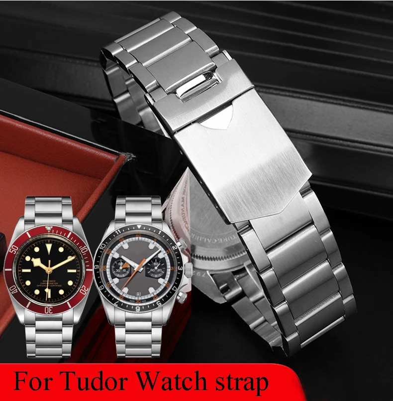 Ремешок мужской из нержавеющей стали для наручных часов Tudor Black Bay 79230 79730
Ремешок мужской из нержавеющей стали для наручных часов Tudor Black Bay 79230 79730