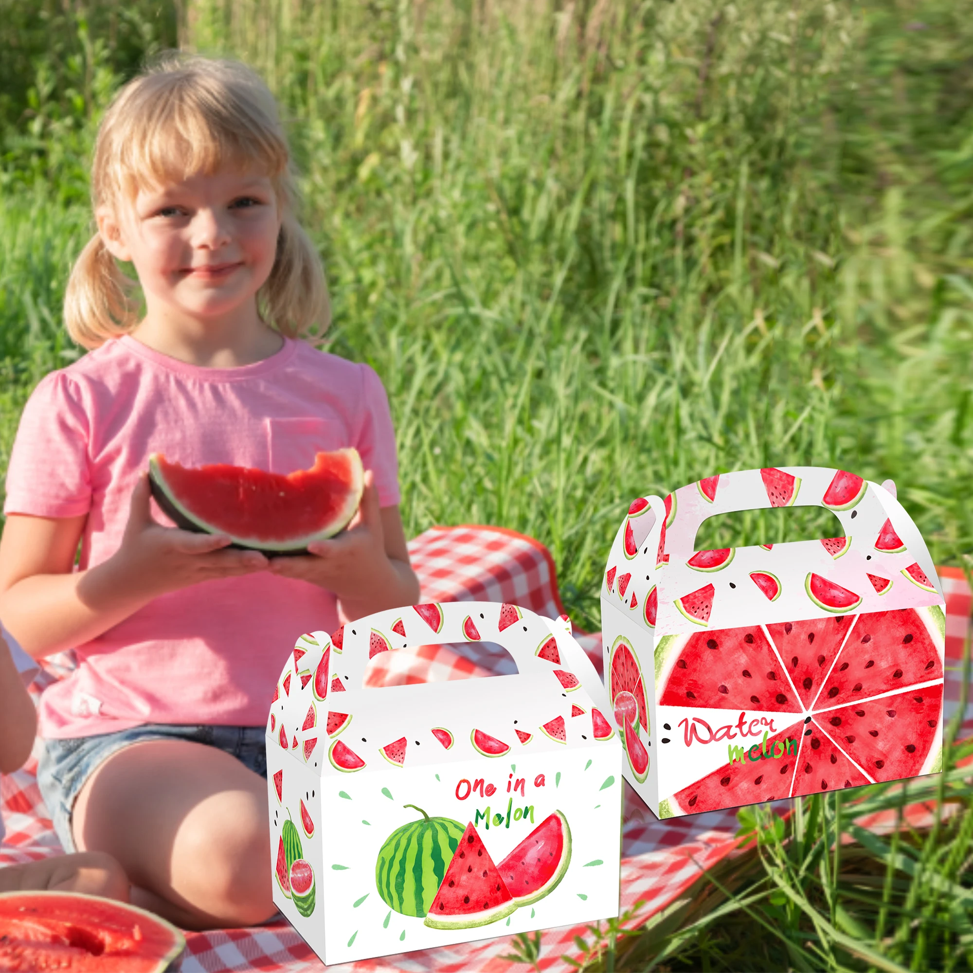 DD166 4Pcs ONE Baby Birthday Fruit Watermelon Hawaii Party Paper Portable Packing Gift Boxes Kids Baby Shower Party Decorations
DD166 4Pcs ONE Baby Birthday Fruit Watermelon Hawaii Party Paper Portable Packing Gift Boxes Kids Baby Shower Party Decorations