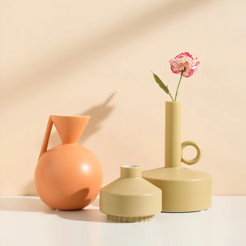Nordic ins Minimalist Ceramic Vase Ornament Home Porcelain Flower Figurines Geometric Art Nordic Home Decoration Accessorie Vase
Nordic ins Minimalist Ceramic Vase Ornament Home Porcelain Flower Figurines Geometric Art Nordic Home Decoration Accessorie Vase