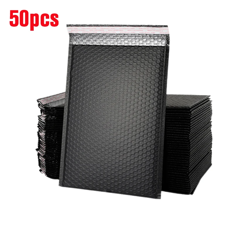 50Pcs/set Matt Black Waterproof and Thickened Bubble Envelope Bag Bubble Padded Envelopes Clothing Express Packing Bag
50Pcs/set Matt Black Waterproof and Thickened Bubble Envelope Bag Bubble Padded Envelopes Clothing Express Packing Bag