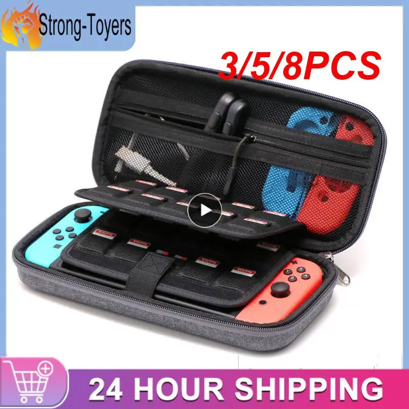 3/5/8PCS Durable Switch Storage Bag Nice Feel To The Touch Large Storage Switch Console Handheld Carrying Case Portable
3/5/8PCS Durable Switch Storage Bag Nice Feel To The Touch Large Storage Switch Console Handheld Carrying Case Portable