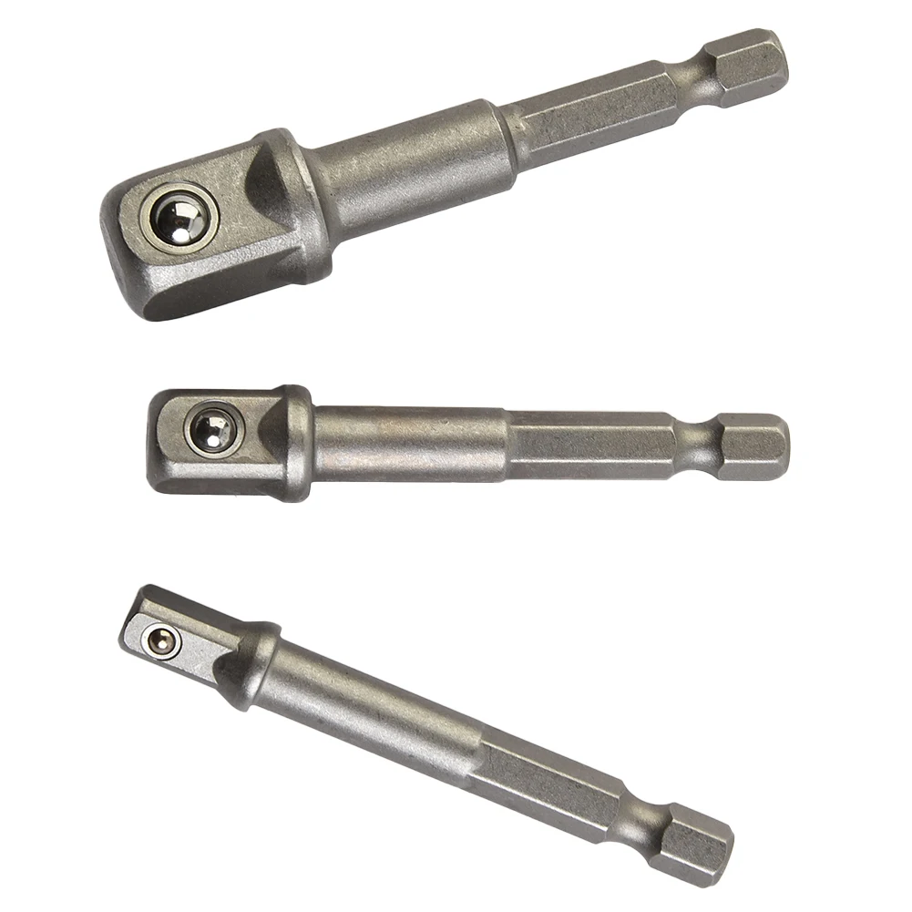 Premium Quality Socket Adapter Set for Impact Drivers 3pcs 1/4 3/8 1/2 Inch Hex Shank Drill Bits Extension Rod
Premium Quality Socket Adapter Set for Impact Drivers 3pcs 1/4 3/8 1/2 Inch Hex Shank Drill Bits Extension Rod