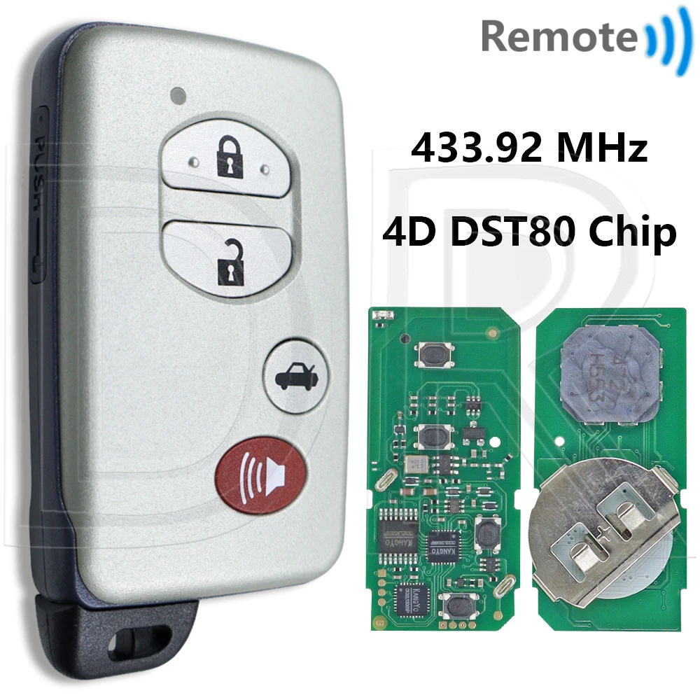 Отличный A433 F433 B74EA 433 МГц 4D B53EA/B77EA автомобильный дистанционный ключ для Toyota Camry Crown Prius Prado Land Cruiser Aurion LC200 Avensis
Отличный A433 F433 B74EA 433 МГц 4D B53EA/B77EA автомобильный дистанционный ключ для Toyota Camry Crown Prius Prado Land Cruiser Aurion LC200 Avensis