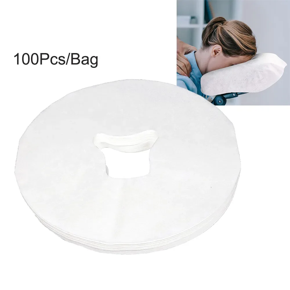 100Pcs Disposable Face Cradle Rest Covers Table Sheets Headrest Pads Soft Breathable Non Woven Fabric for Beauty Spa Salon Bed
100Pcs Disposable Face Cradle Rest Covers Table Sheets Headrest Pads Soft Breathable Non Woven Fabric for Beauty Spa Salon Bed