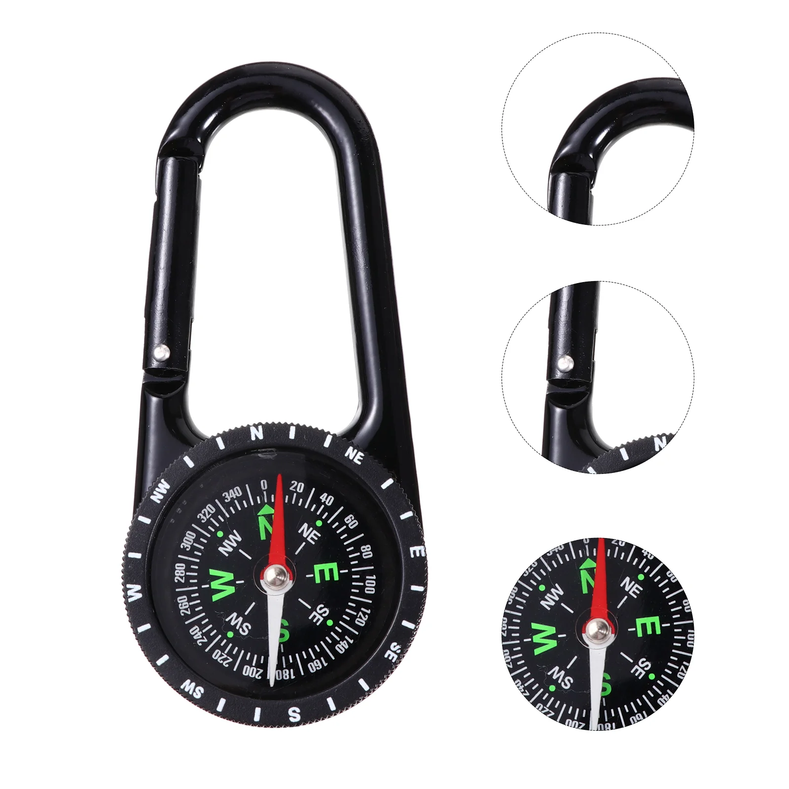 Compass Carabiner Clip Keyring Snap Hook Keychain for Outdoor Hiking Camping Climbing Travelling
Compass Carabiner Clip Keyring Snap Hook Keychain for Outdoor Hiking Camping Climbing Travelling