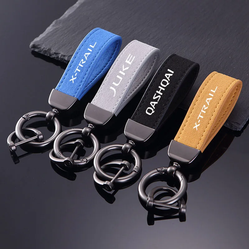 Suede Keychain Sport Key Ring Custom Gift With Logo For Nissan X-TRAIL JUKE QASHQAI Car Accessorie
Suede Keychain Sport Key Ring Custom Gift With Logo For Nissan X-TRAIL JUKE QASHQAI Car Accessorie