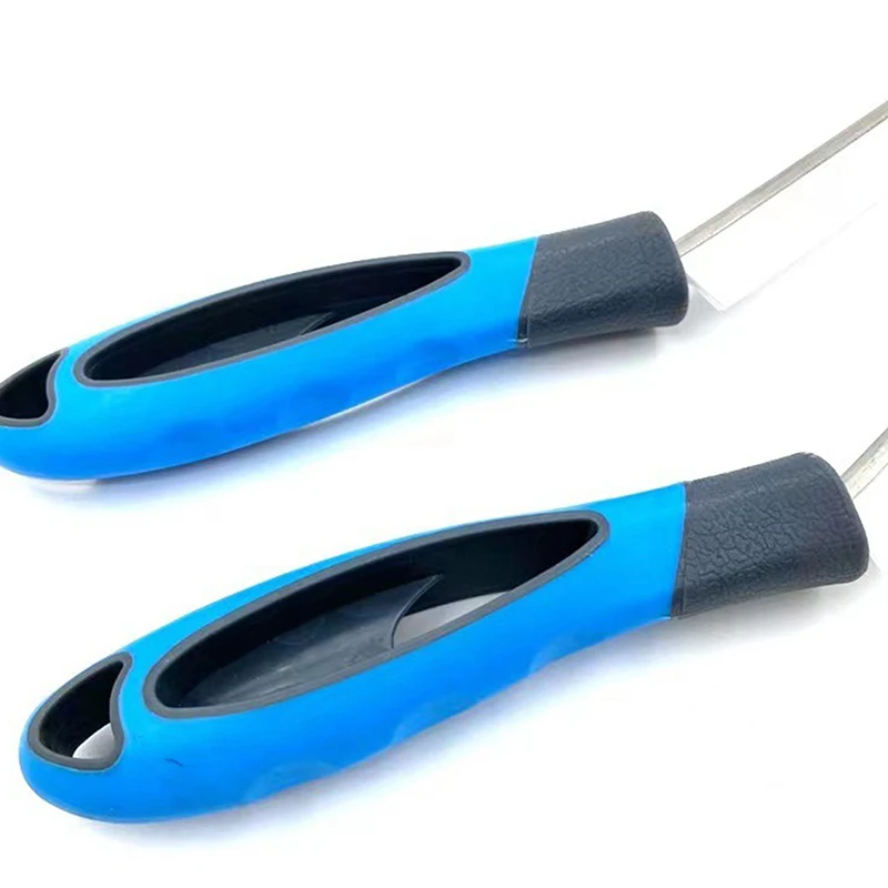 

Blue Color Automobiles Door Window Seal Strip Cleaning Brushes Multipurpose Hand-held Groove Gap Cleaning Tools