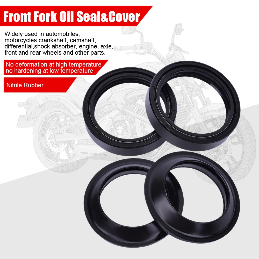 43x54x11 43 54 43*54*11 Front Fork Oil Seal Dust Seals Cover For Harley Davidson XR1200 2009-10 XR1200X 2011-2014 12085/49380-09
43x54x11 43 54 43*54*11 Front Fork Oil Seal Dust Seals Cover For Harley Davidson XR1200 2009-10 XR1200X 2011-2014 12085/49380-09