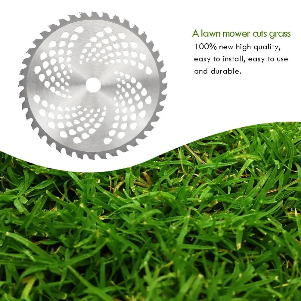 

1pc 10 Inch 40T/60T/80T Alloy Brush Cutter Saw Blade Lawn Mower Grass Trimmer Garden Tool Replacement 255x25.4mm Cutting Disc