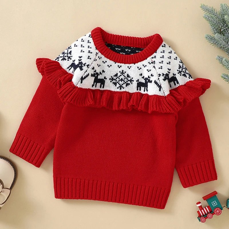 Christmas Deer Kids Baby Girls Boys Long Sleeve Pullover Sweaters Infant Baby Girls Boys Children's Clothes Knit Sweaters
Christmas Deer Kids Baby Girls Boys Long Sleeve Pullover Sweaters Infant Baby Girls Boys Children's Clothes Knit Sweaters