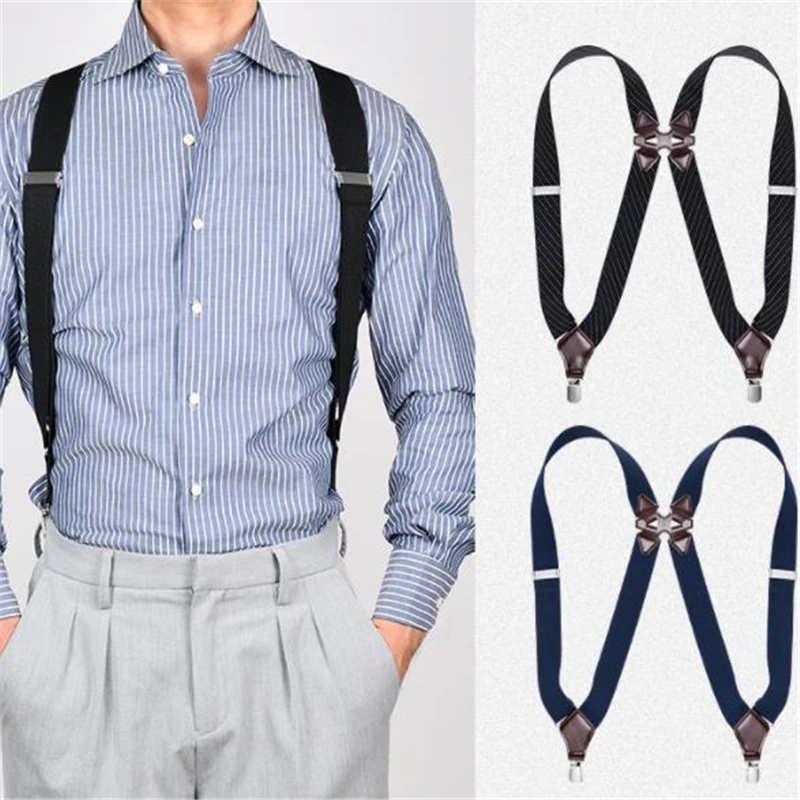 New Suspenders Elastic Crossover Trousers Holster-Style Elastic Side Clip Cross-Over Adult Strap Suspenders Not Easy To Slip Off
New Suspenders Elastic Crossover Trousers Holster-Style Elastic Side Clip Cross-Over Adult Strap Suspenders Not Easy To Slip Off