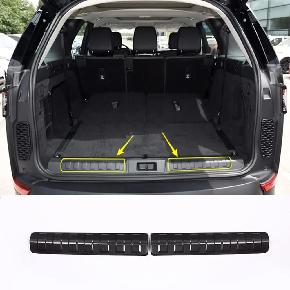 304 Stainless Steel Inner Rear Bumper Plate Protector Cover Trim 2pcs For Land Rover Discovery 5 2017
304 Stainless Steel Inner Rear Bumper Plate Protector Cover Trim 2pcs For Land Rover Discovery 5 2017