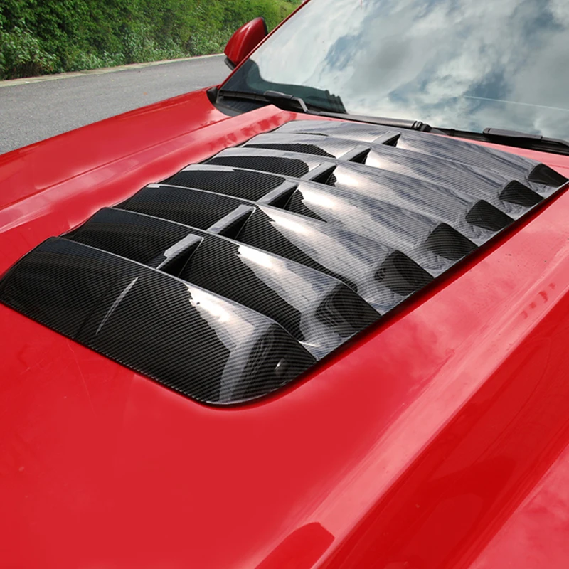 For Mustang Hood Cover Carbon Fiber Color Shelby GT500 Style Hood Trim fit ford mustang Accessories 2015-2017
For Mustang Hood Cover Carbon Fiber Color Shelby GT500 Style Hood Trim fit ford mustang Accessories 2015-2017