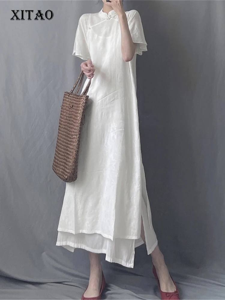 XITAO Split Dress Fashion Pullover Goddess Fan Casual Style Pullover Minority 2022 Summer Half Sleeve Elegant Dress WMD6977
XITAO Split Dress Fashion Pullover Goddess Fan Casual Style Pullover Minority 2022 Summer Half Sleeve Elegant Dress WMD6977