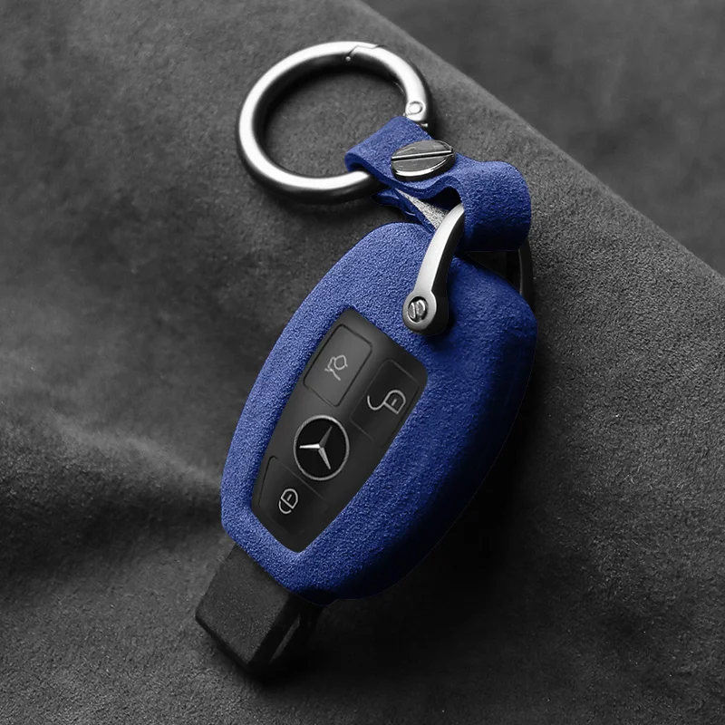 Alcantara Car Remote Key Case Cover For Mercedes Benz AMG W203 W204 W205 W211 W212 W176 CLA A C E Class Auto Accessories 
Alcantara Car Remote Key Case Cover For Mercedes Benz AMG W203 W204 W205 W211 W212 W176 CLA A C E Class Auto Accessories