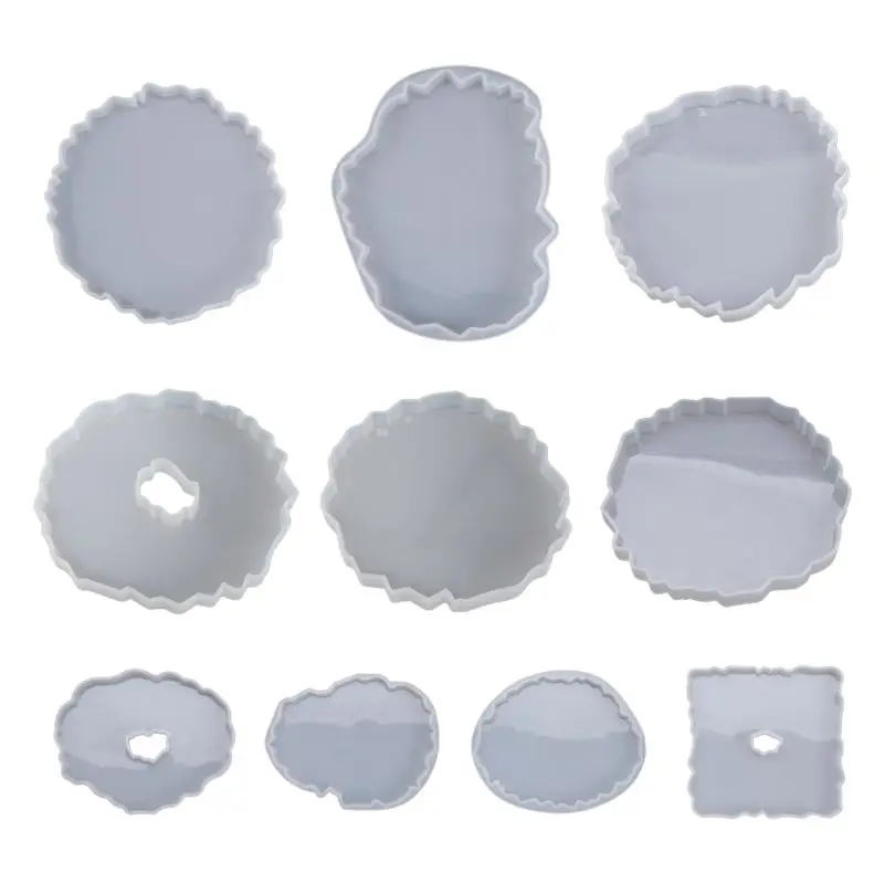 652F Silicone Jewelry Making Epoxy Mould Decorative Irregular Wave Mug Pad Resin Casting Mold DIY Crystal Agate Coaster Mold
652F Silicone Jewelry Making Epoxy Mould Decorative Irregular Wave Mug Pad Resin Casting Mold DIY Crystal Agate Coaster Mold
