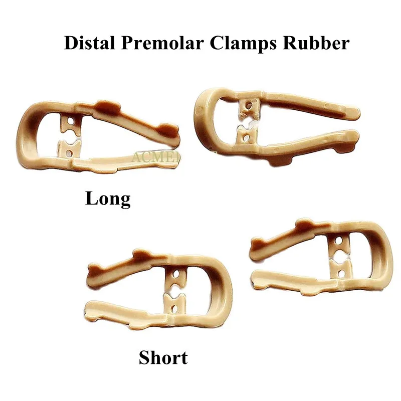 Dental Distal Premolar Clamps Rubber Dam Sheets Clip Soft Resin Clamp Long And Short Dentist Tools
Dental Distal Premolar Clamps Rubber Dam Sheets Clip Soft Resin Clamp Long And Short Dentist Tools