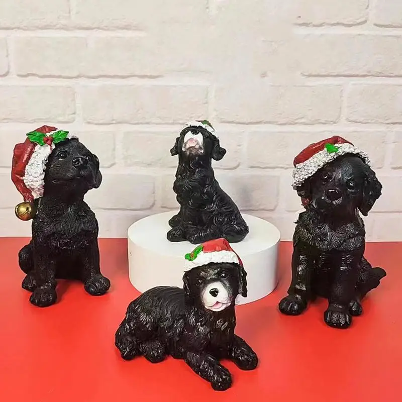 Black Dog Statue Cute Dog Sculptures Reusable Christmas Black Dog Figurines Flexible Dog Ornament Home Party Decoration Statue
Black Dog Statue Cute Dog Sculptures Reusable Christmas Black Dog Figurines Flexible Dog Ornament Home Party Decoration Statue