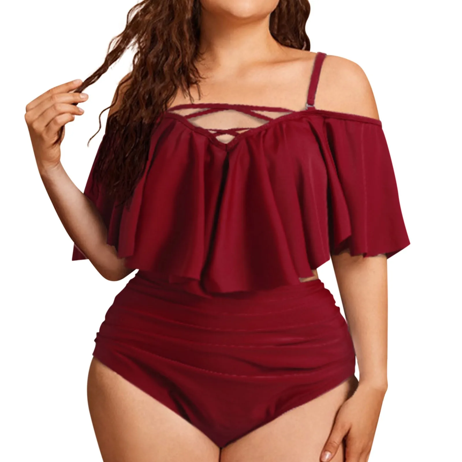 Bikini Women's Split Plus Swimsuit Swimsuit Bikini Swimwear Split Ruffled Size Swimsuit Swimwears Swimwears Women's swimsuit
Bikini Women's Split Plus Swimsuit Swimsuit Bikini Swimwear Split Ruffled Size Swimsuit Swimwears Swimwears Women's swimsuit