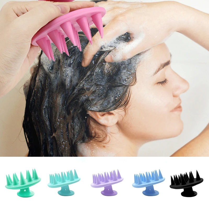 Pointed Tip Silicone Scalp Massage Comb Shampoo Massage Brush Head Acupoint Therapy Comb Health Care Hair Washing Brush Portable
Pointed Tip Silicone Scalp Massage Comb Shampoo Massage Brush Head Acupoint Therapy Comb Health Care Hair Washing Brush Portable