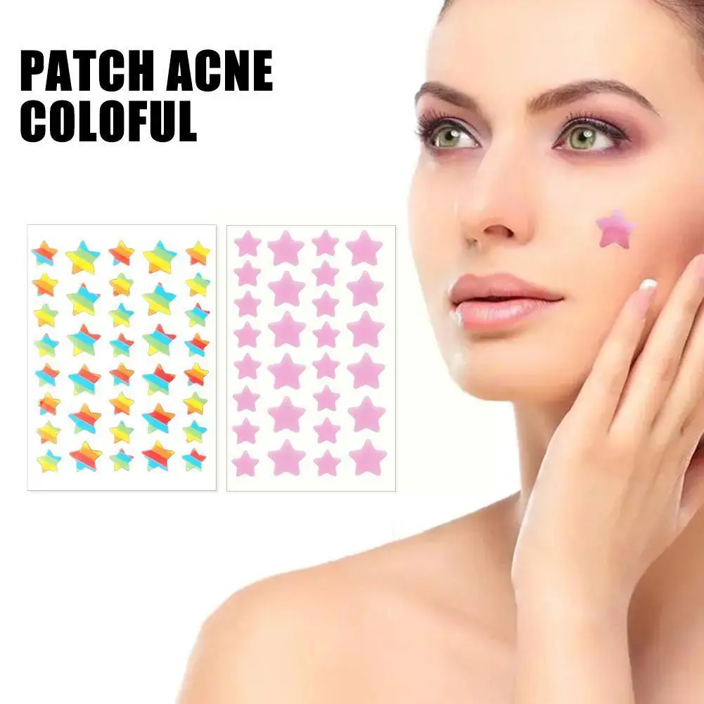 36/28pc Star Pimple Coloful Acne Patch Invisible Acne Stickers Care Beauty Face Tool Removal Spot Makeup Skin L1N6
36/28pc Star Pimple Coloful Acne Patch Invisible Acne Stickers Care Beauty Face Tool Removal Spot Makeup Skin L1N6
