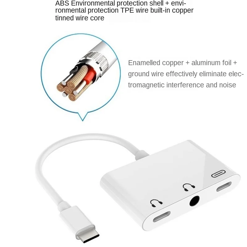Live No. 1 Mobile Phone Converter Headset Adapter Three-in-one Mobile Phone Sound Card Live Sound Card Adapter
Live No. 1 Mobile Phone Converter Headset Adapter Three-in-one Mobile Phone Sound Card Live Sound Card Adapter