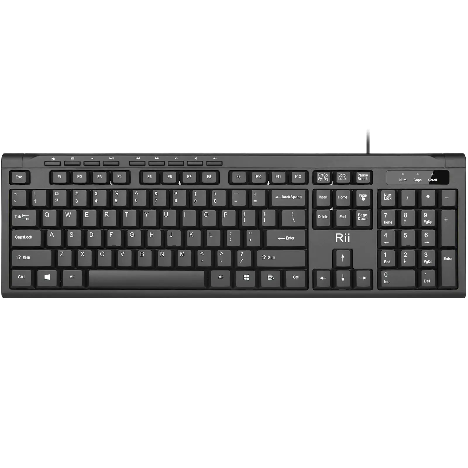 Rii RK907 Ultra-Slim Compact USB Wired Keyboard for Mac and PC,Windows 10/8 / 7 / Vista/XP 
Rii RK907 Ultra-Slim Compact USB Wired Keyboard for Mac and PC,Windows 10/8 / 7 / Vista/XP