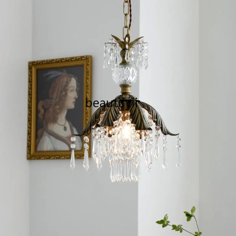 yj French Pastoral Retro Dining Room Crystal Chandelier Bedside Cloakroom Aisle Hallway Brass Lamps 
yj French Pastoral Retro Dining Room Crystal Chandelier Bedside Cloakroom Aisle Hallway Brass Lamps